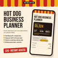 Hot Dog Business Planner